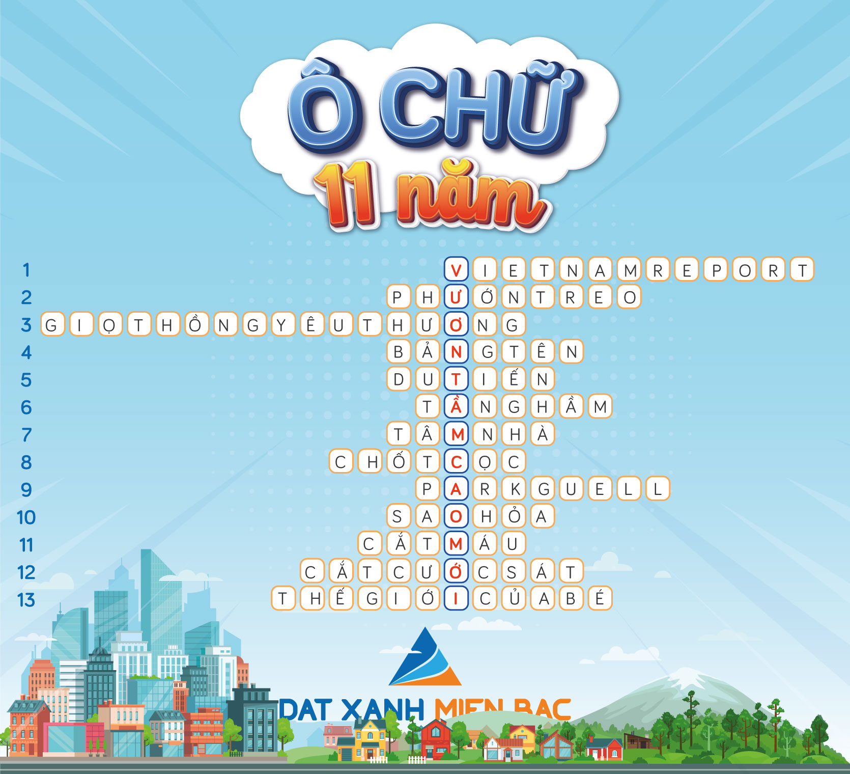 Công bố kết quả Minigame "Ô Chữ Bí Mật 11 Năm"